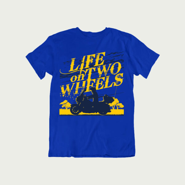 coolest t shirts in india, design my t shirt india, biker t shirts, life on two wheels tshirt,