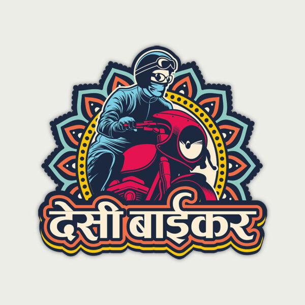 desi stickers, bike stikers, sticker for royal enfield