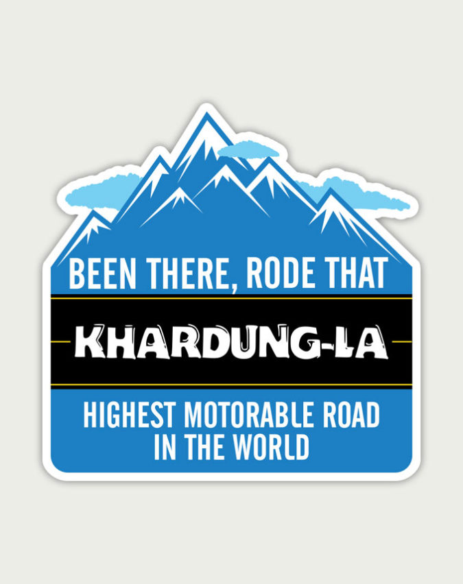 khardungla sticker, leh ladakh sticker, helmet sticker, royal enfield stickers india, motorcycle stickers india, bike stickers online