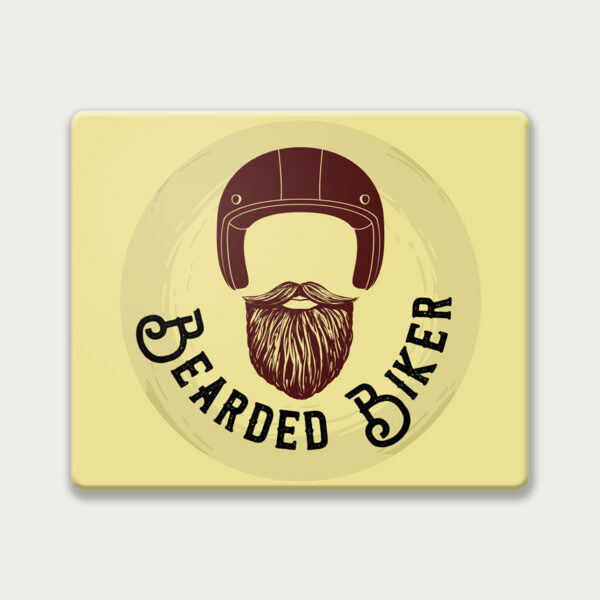 Bearded Biker - Mouse Pad