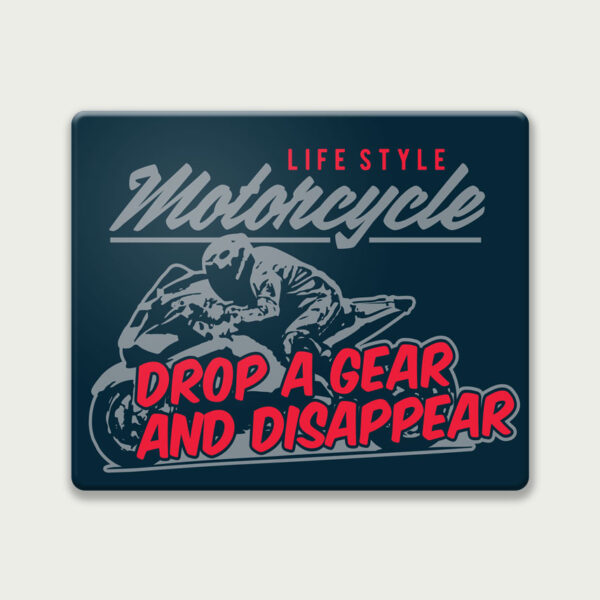 Drop a Gear and Disappear - Mouse Pad