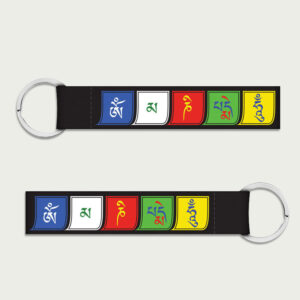 tibetan flag for bike, tibetan flag keychain, ladakh flag keychain