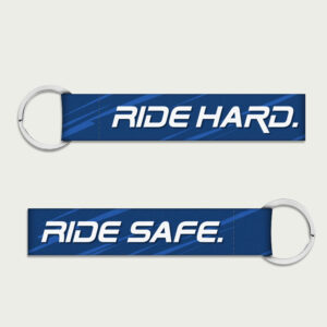 Ride Hard Ride Safe, rubber keychains online, buy keyrings online, biker keychain