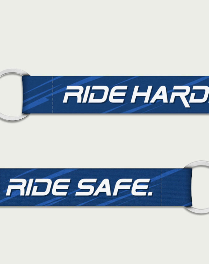 Ride Hard Ride Safe, rubber keychains online, buy keyrings online, biker keychain