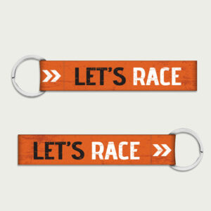 Lets Race, keychain for KTM, keychains for cars, bike key chains