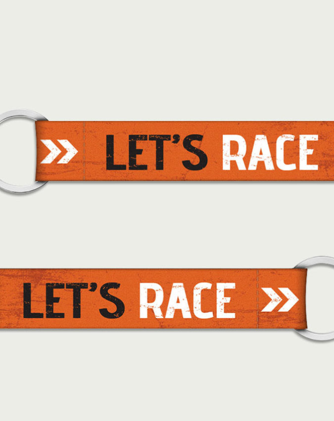 Lets Race, keychain for KTM, keychains for cars, bike key chains