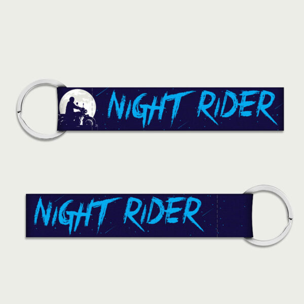 Night rider, keychains for bikes, keyring online, bike keychain