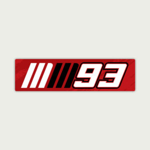 mm93 sticker, stickers for helmets, bikes stickers