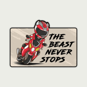 Beast sticker for bike, helmet stickers india, stickers buy online