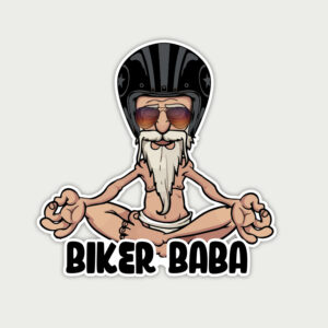 Biker Baba sticker