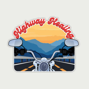 Highway healing sticker