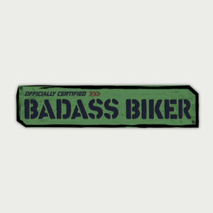 BADASS BIKER sticker