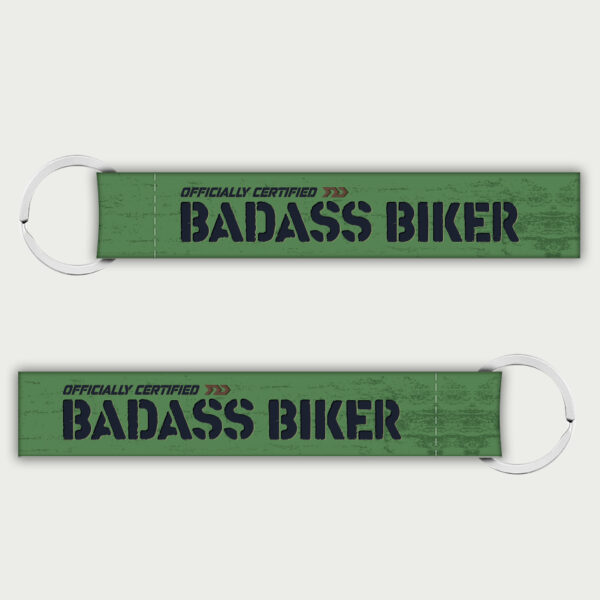 Badass biker Keychain