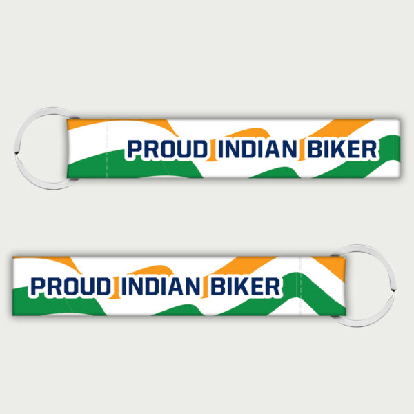 Indian flag keychain Proud indian biker